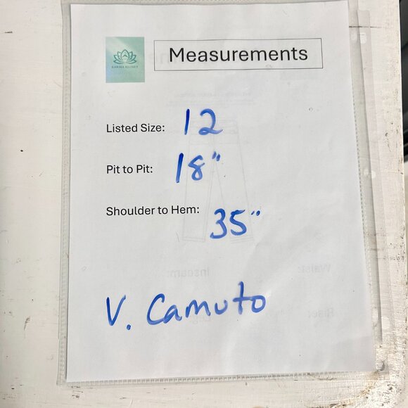 Vince Camuto long-sleeve navy blue shift dress with a jeweled neckline Size 12 - Picture 9 of 9